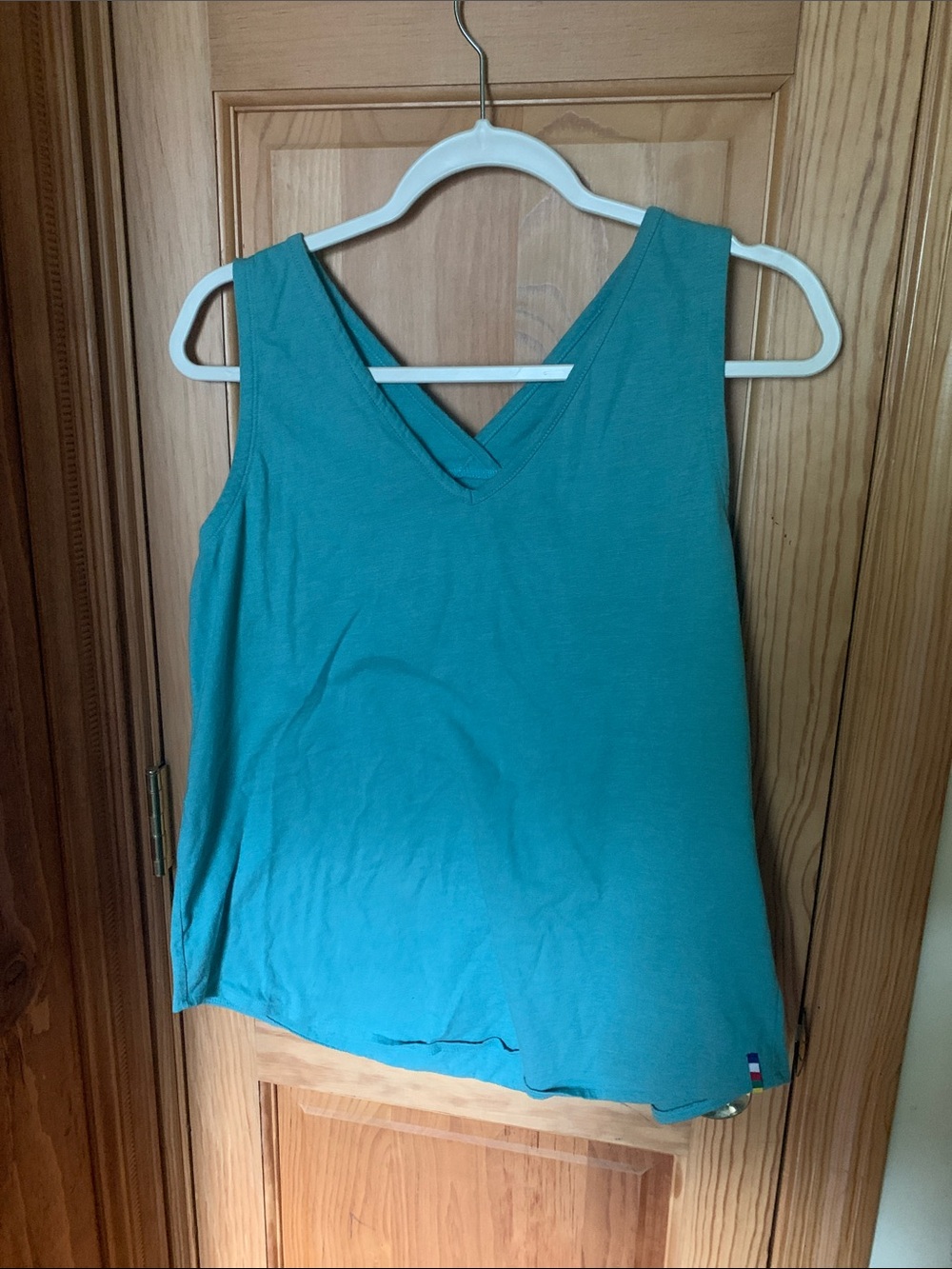 🌥️ Sherpa Aqua Teal Recycled Cotton Tank 🌥️